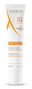 A-Derma Protect Invisible Fluid SPF50+, 40 ml (udløb: 12/2024)